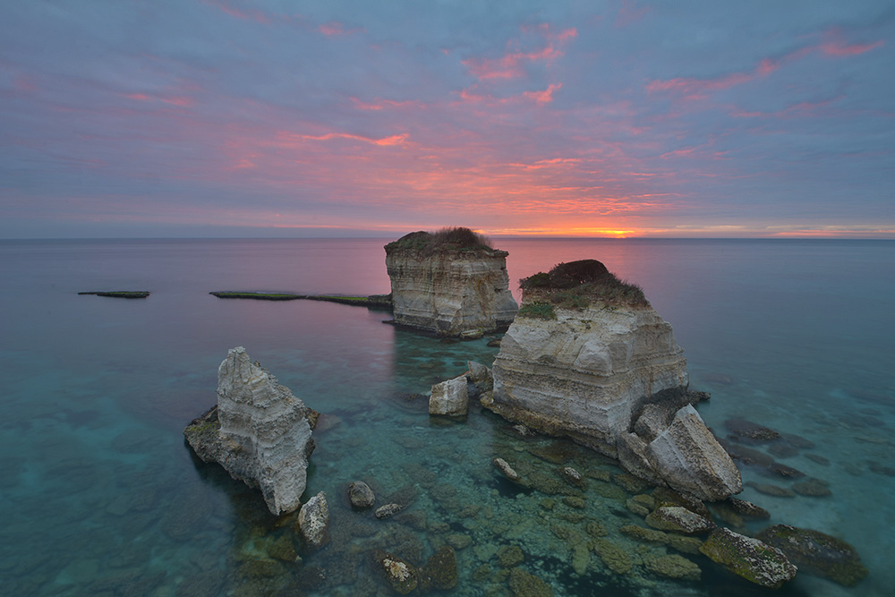 Wonderful sunrise in Salento