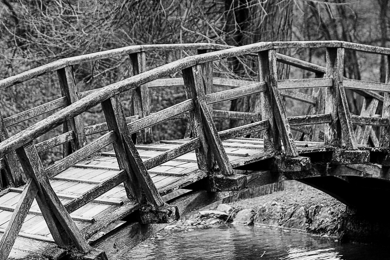 Wooden bridge - Holzbrücke