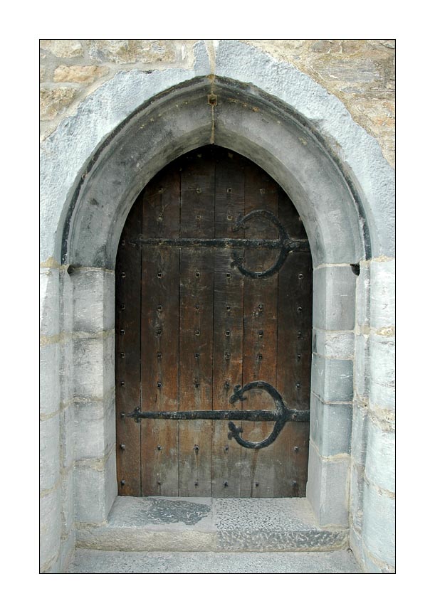 Wooden door, Ross Castle