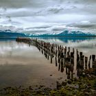 wooden footbridge - Punta Arenas