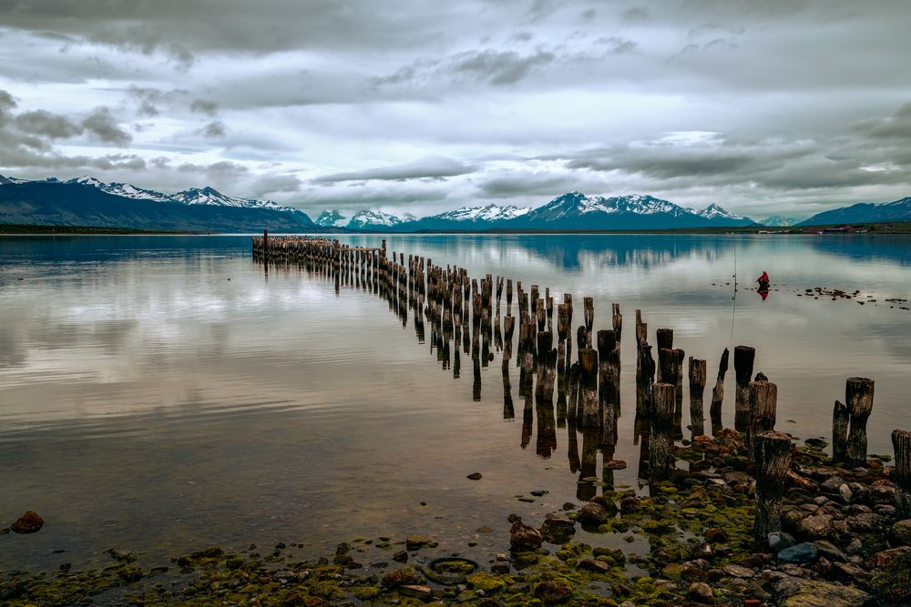 wooden footbridge - Punta Arenas