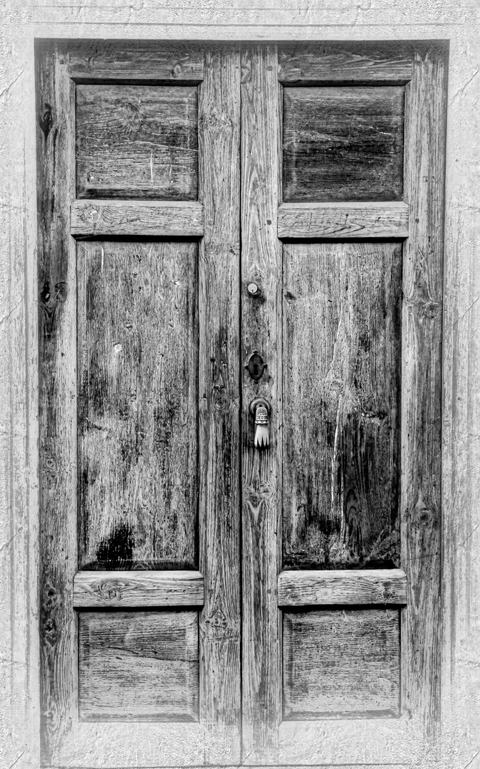 wooden front door