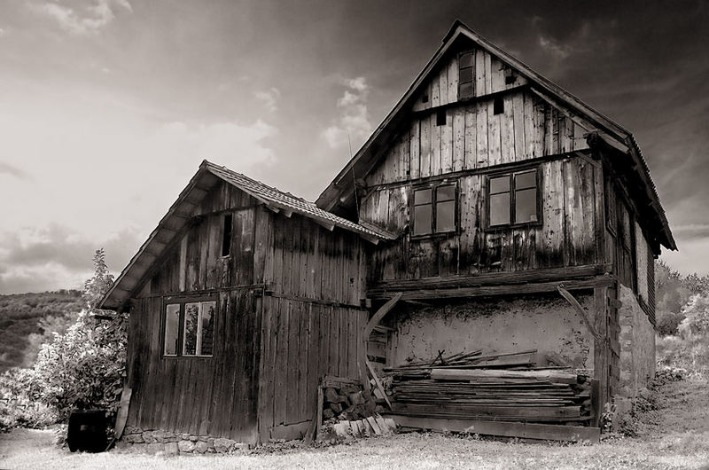 wooden house