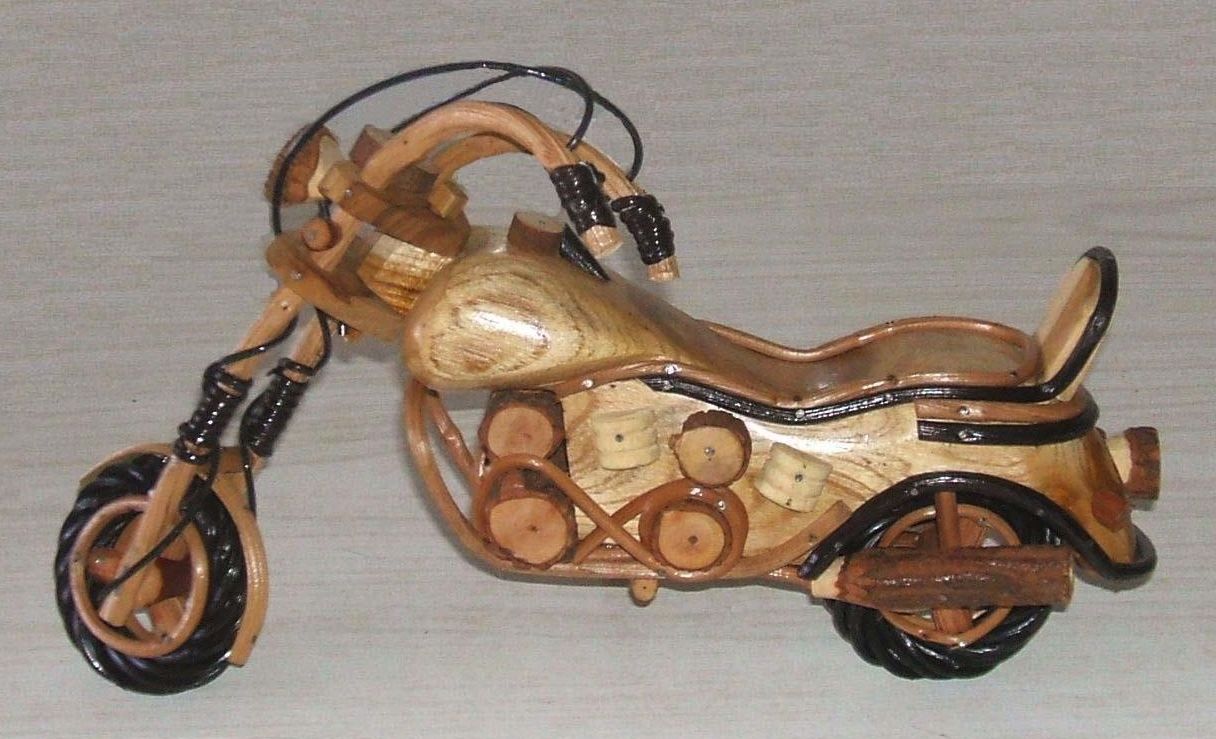 Wooden Motorcycle