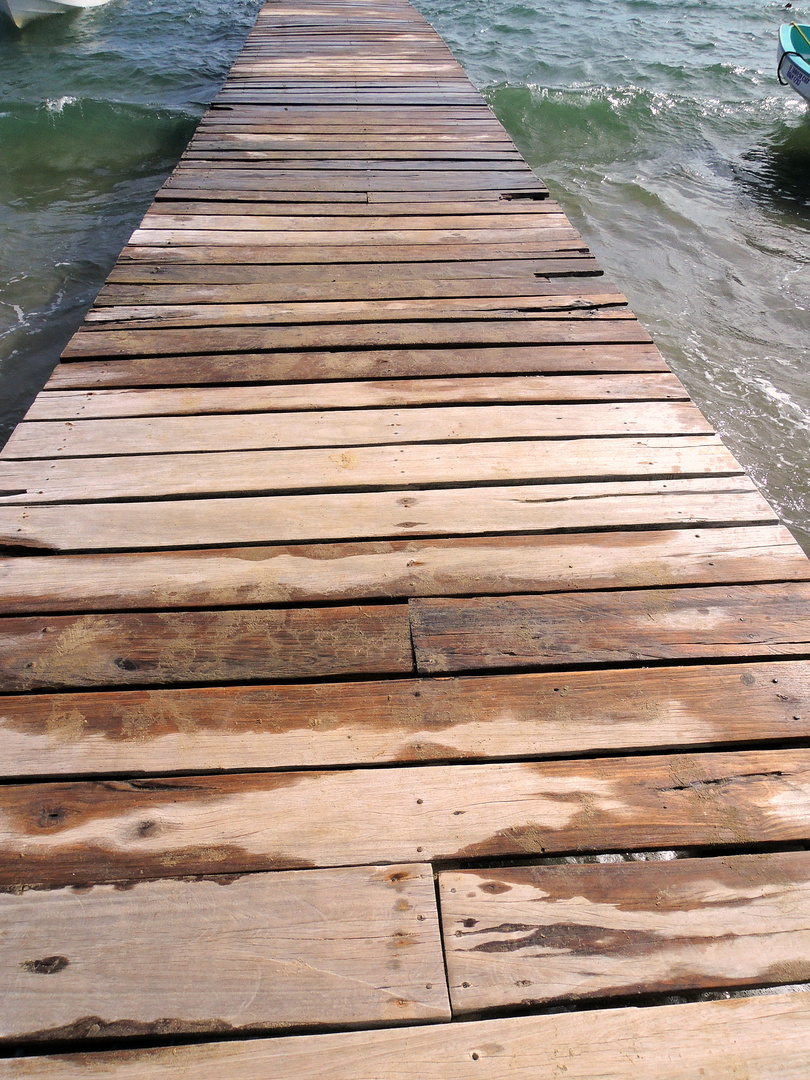 wooden pier