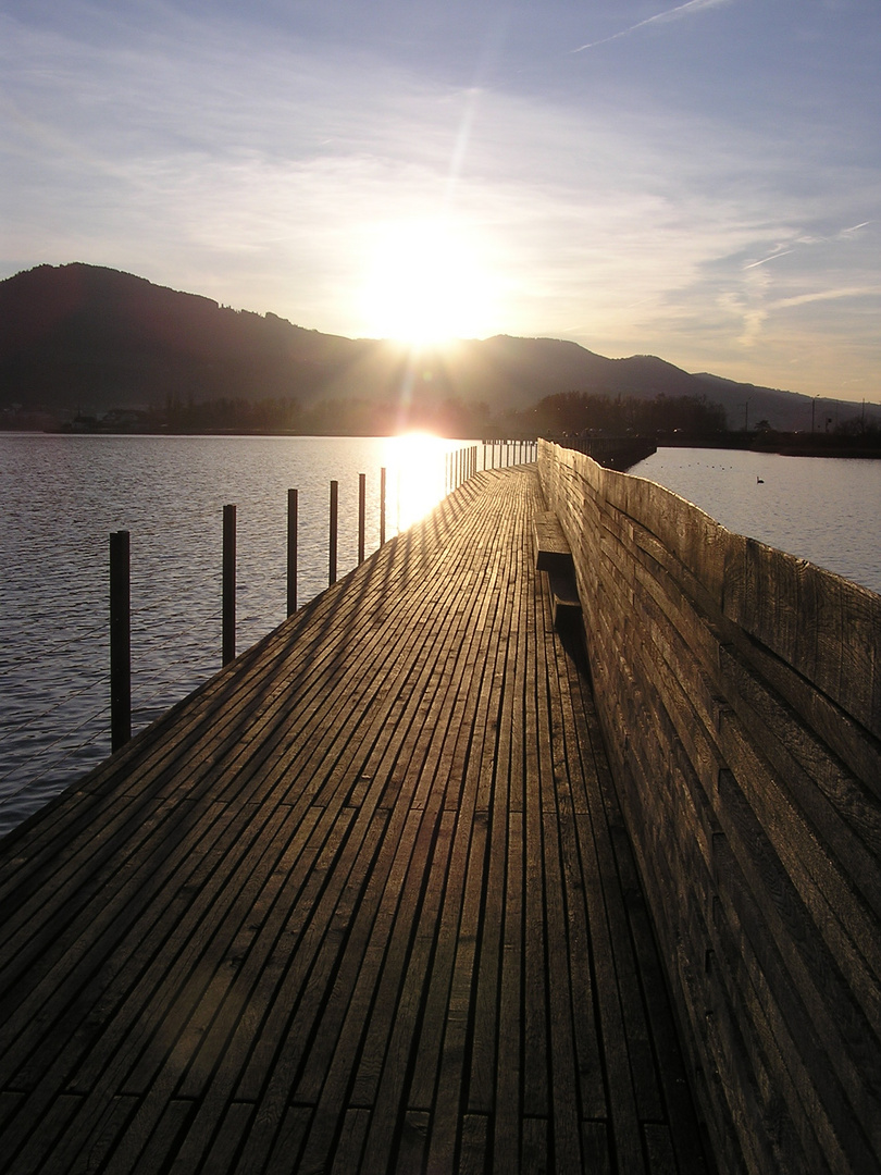 wooden stage