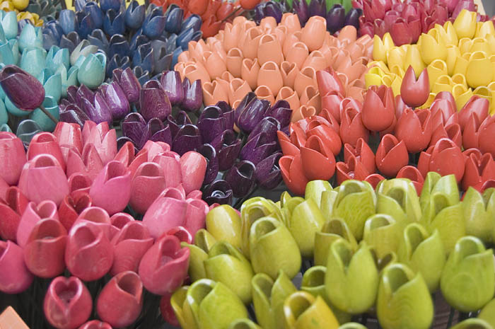 wooden tulips