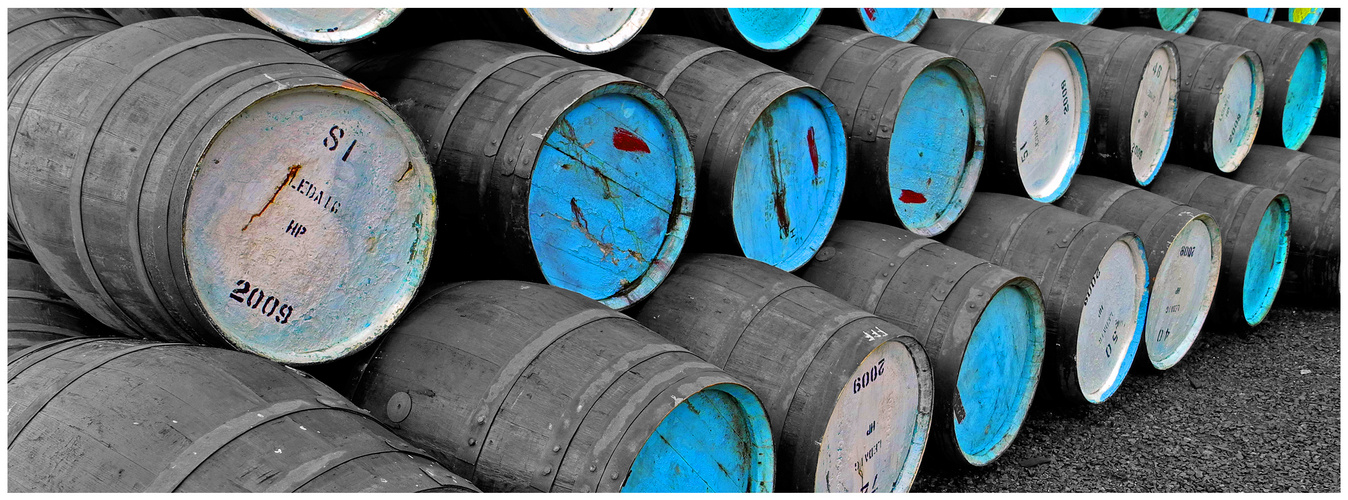 Wooden Whisky Barrels