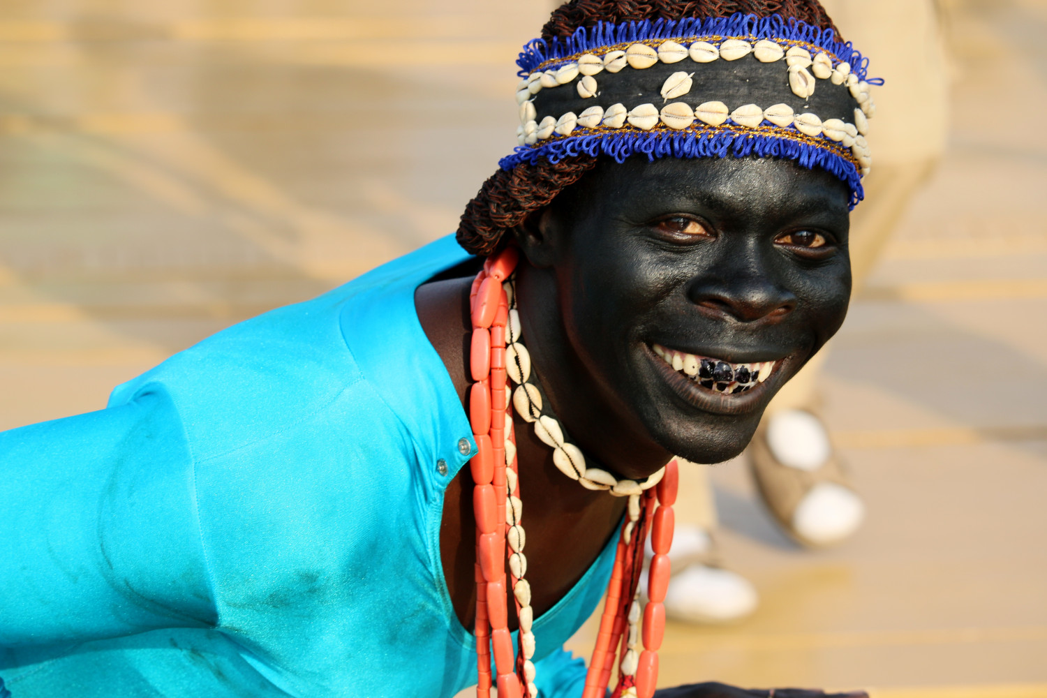 Woodoo dancer in Benin