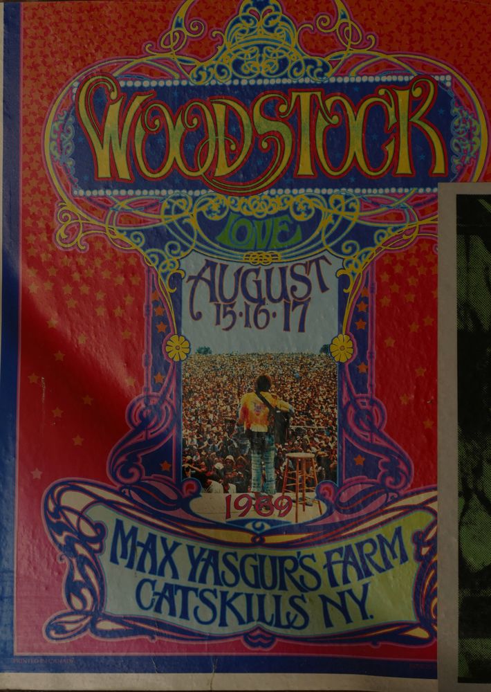 Woodstock Plakat 15.8.1969