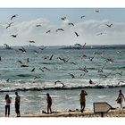 Work is over Costa de Caparica Portugal