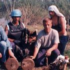 Work of demining team in 1996