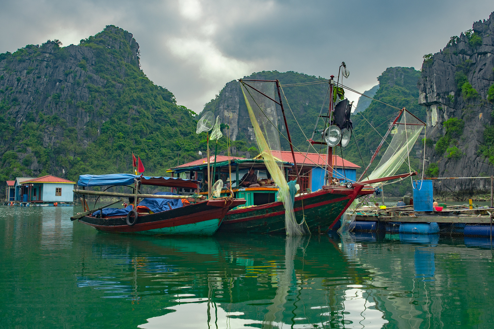 Work on the fishing boat