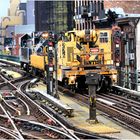 Work Train at Myrtle-Broadway - A New York Subway Moment