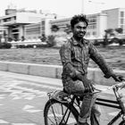 Worker in Doha, Qatar.