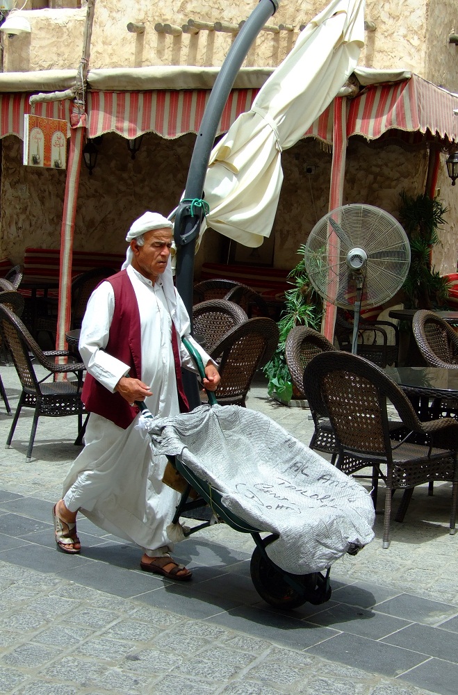 Worker man in the souk