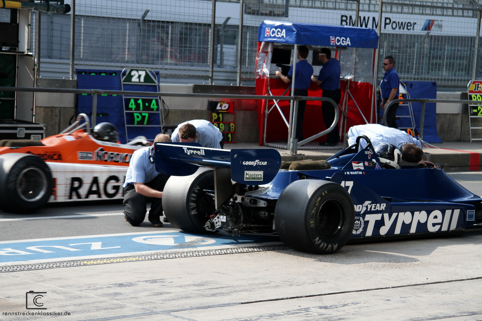 working at the Historic F1 Masters @ AvD Oldtimer GrandPrix Nürburgring