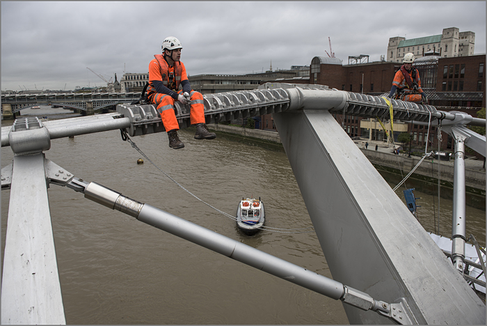 Working on Millennium Bridge
