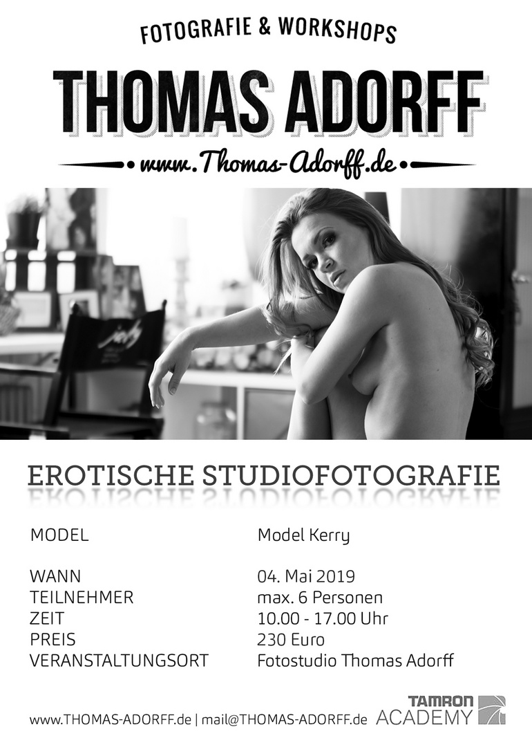 Workshop erotiche Studiofotografie