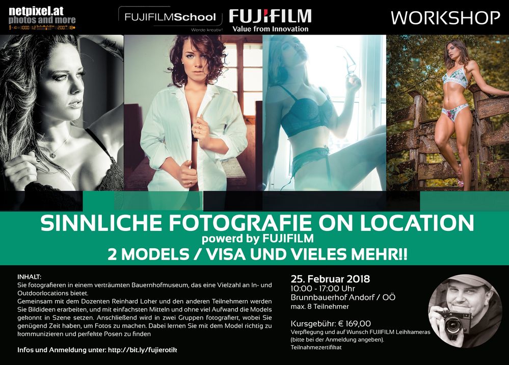 Workshop Fujifim - Sinnliche Fotografie on location