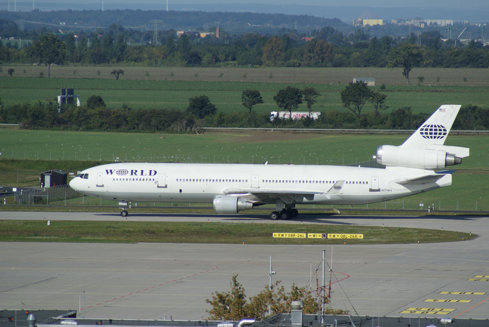 World Airways MD11 Airport Leipzig/Halle