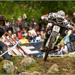 World Cup La Bresse / Steve Peat im Zielhang