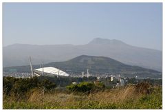 World Cup Studion und Mt. Hella auf Jeju