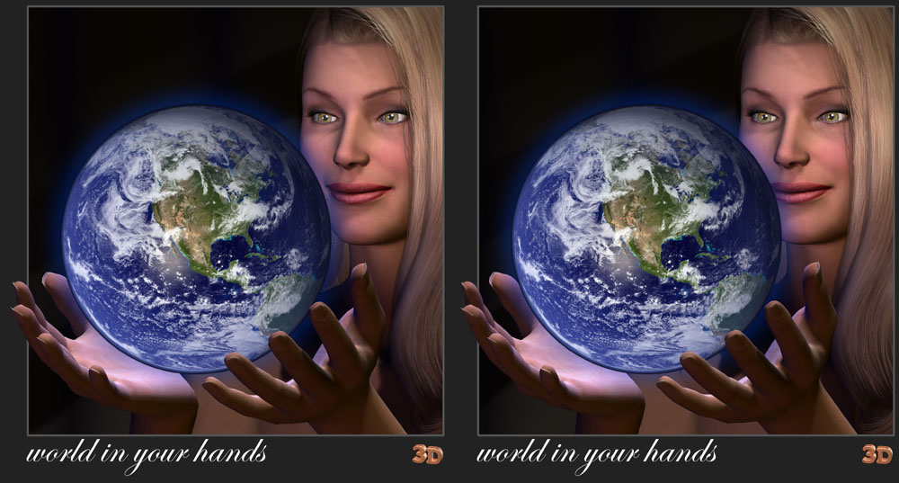 ((( world in your hands ))) 3D