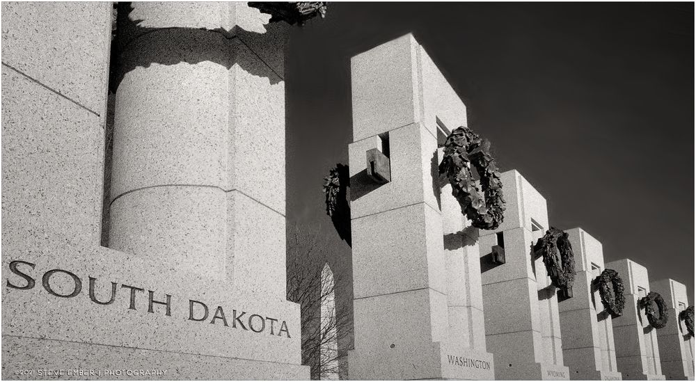 World War Two Memorial and Washington Monument