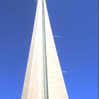 Worms Eye View of The CNN Tower-in Toronto