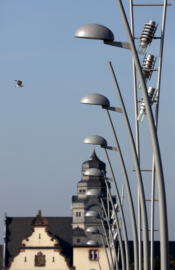 Worms - Neue Rheinbrücke auf dem Weg nach Worms