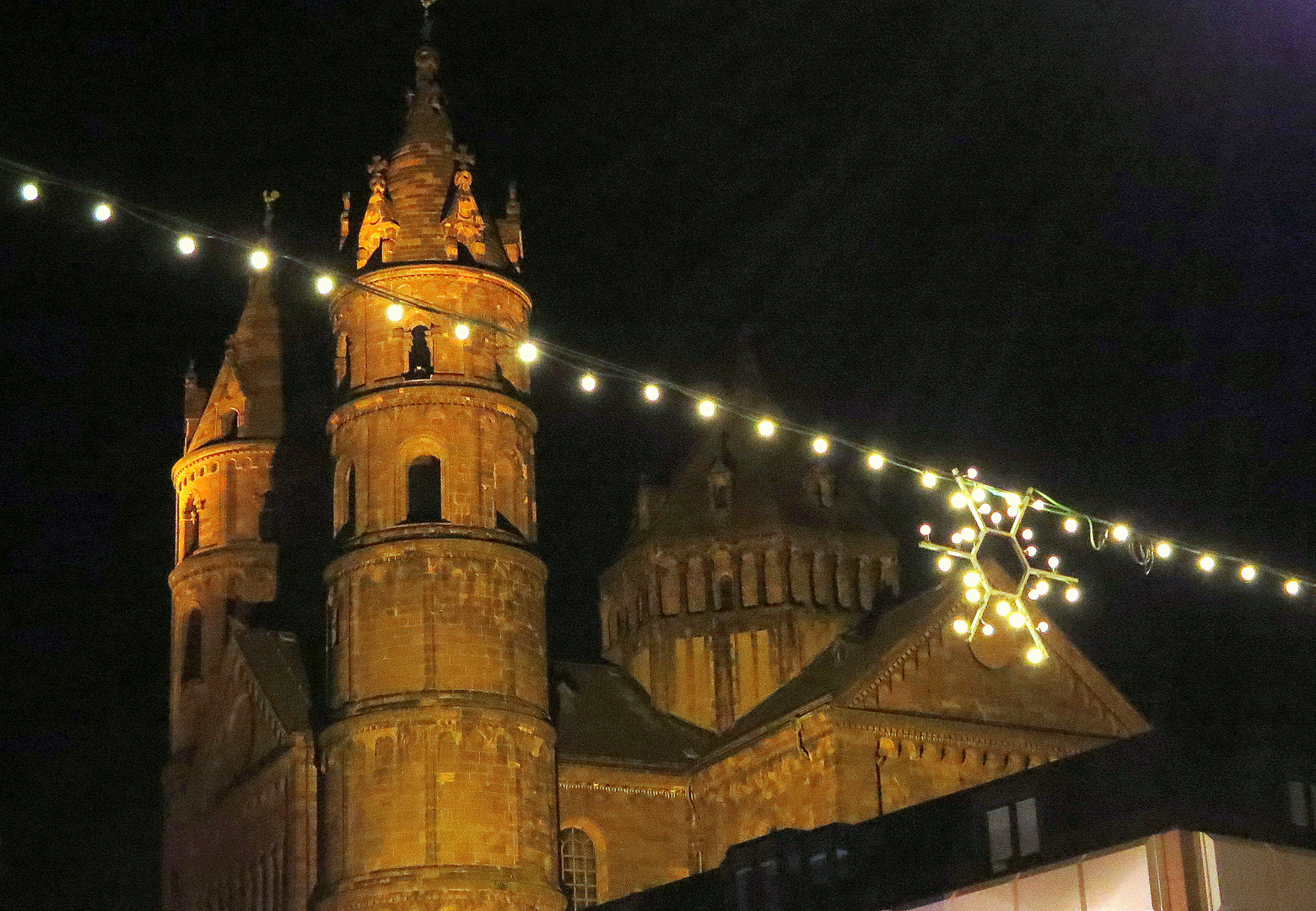 Wormser Dom kurz nach Weihnachten 2013