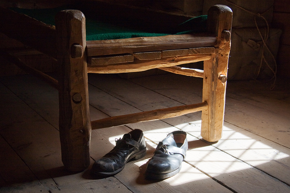 worn out shoes