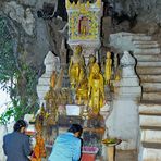 Worshipers come to pray and meditate