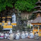 Worshippers in Pura Goa Lawah