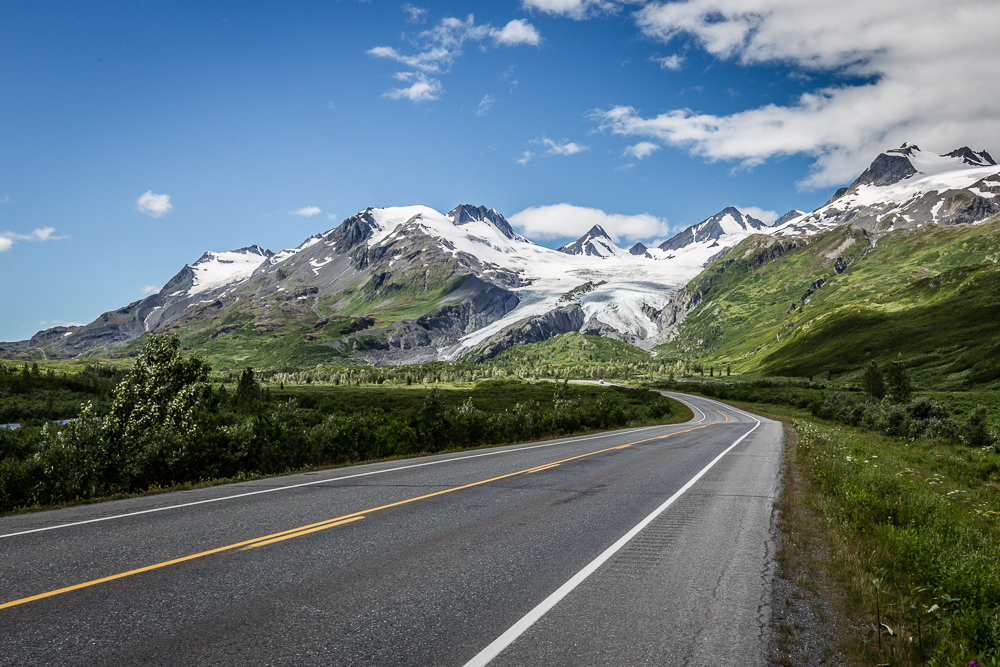 Worthington Gletscher in Alaska