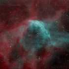 WR134 -ionisierte Gaswolken um einen Wolf-Rayet Stern