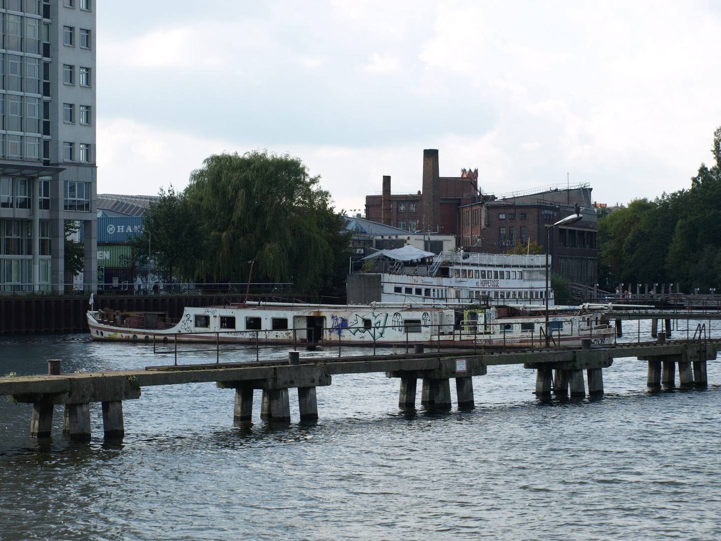 Wrack am zukünftigen Historischen Hafen