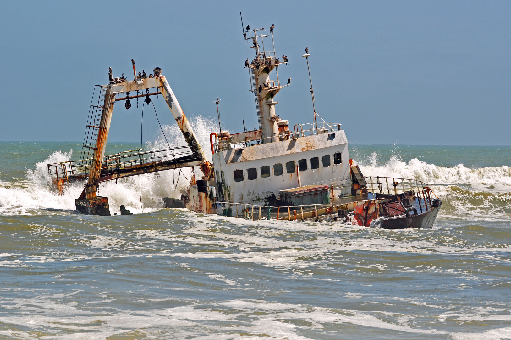 Wrack an der Skelettküste