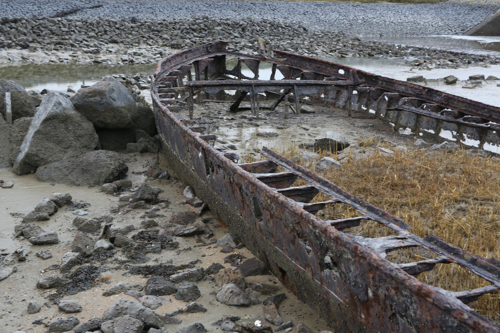 Wrack auf Langeneß 2