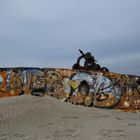 Wrack auf Norderney am Ostende