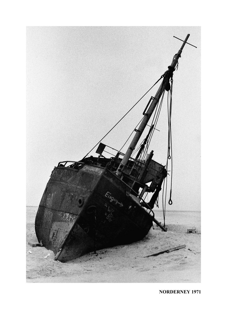 Wrack vor Norderney..........wo ist es geblieben ? Foto & Bild