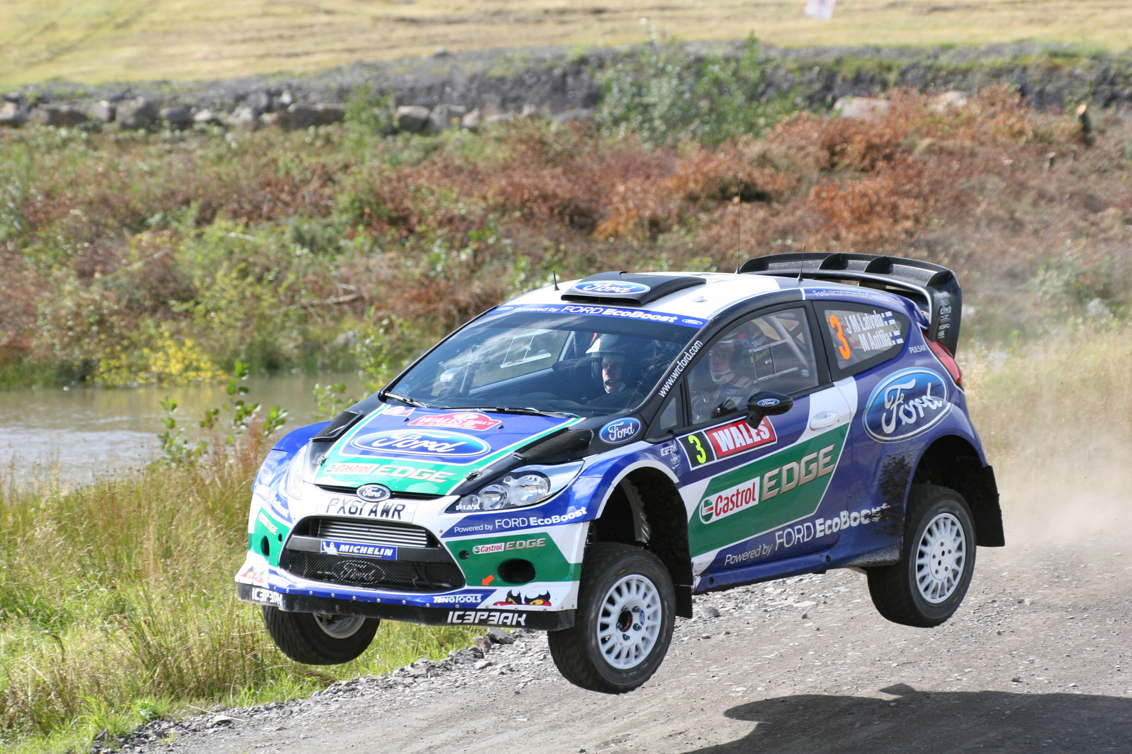 WRC Wales Rally GB 2012 - Jari-Matti Latvala auf dem Sprung zum Sieg