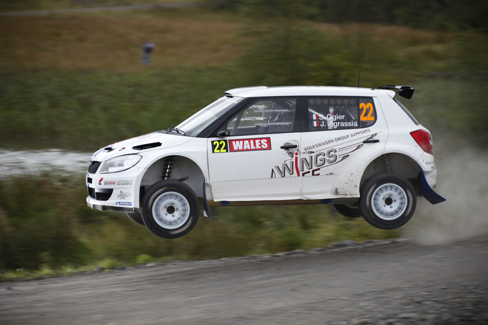 WRC Wales Rally GB 2012 - Seb 2 im Skoda