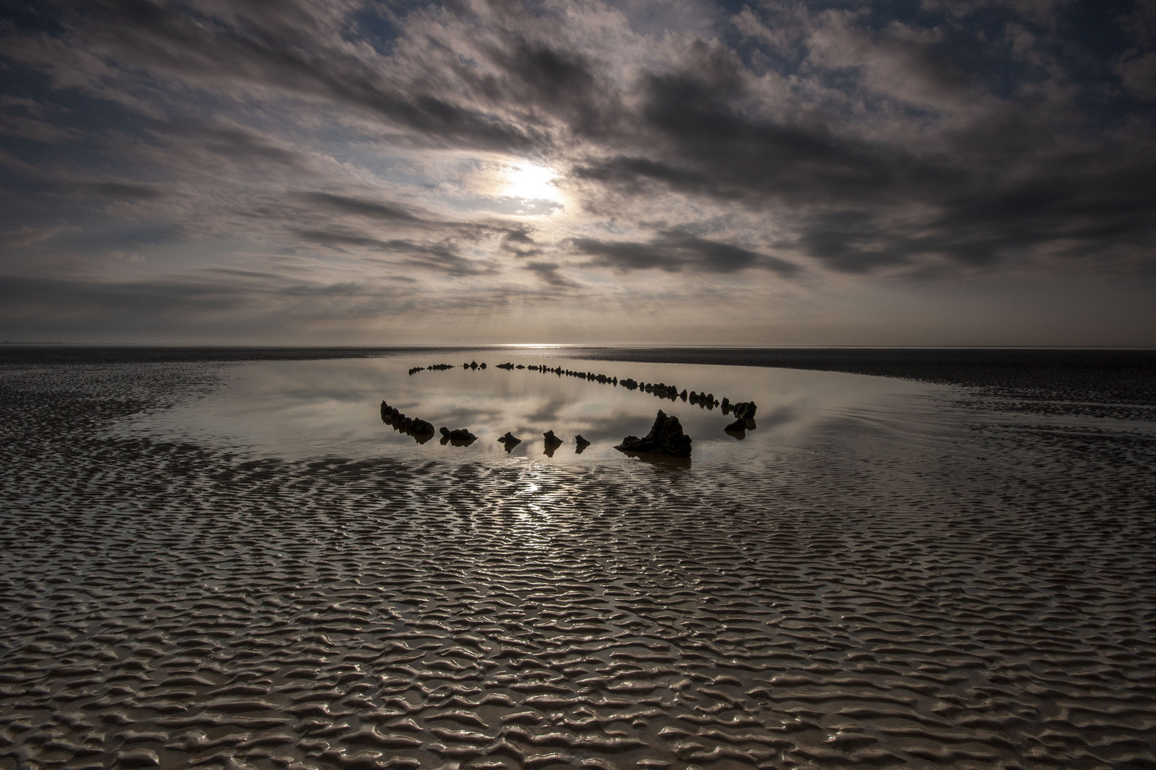 Wreck and Sunrise