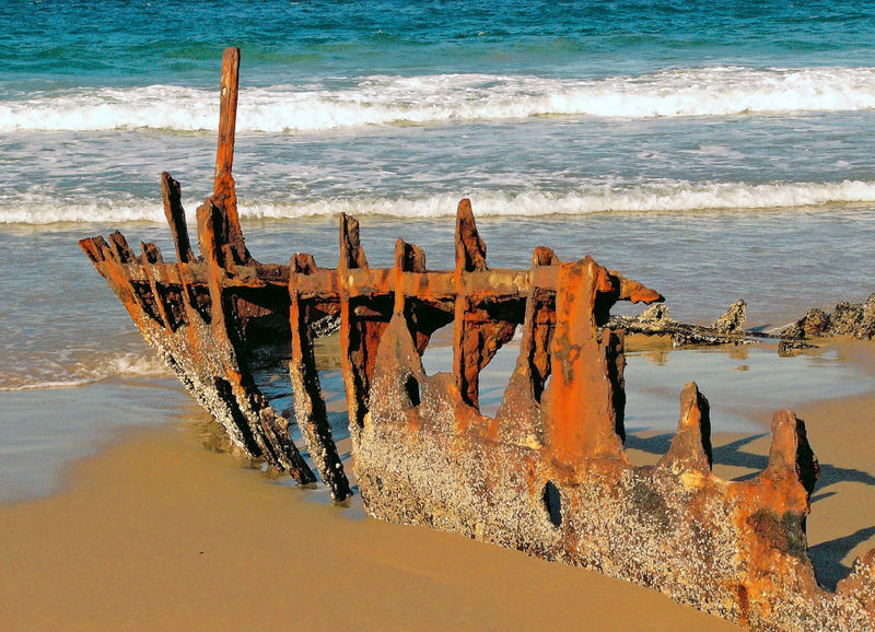 Wreck on Dicky Beach