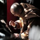 writing monk