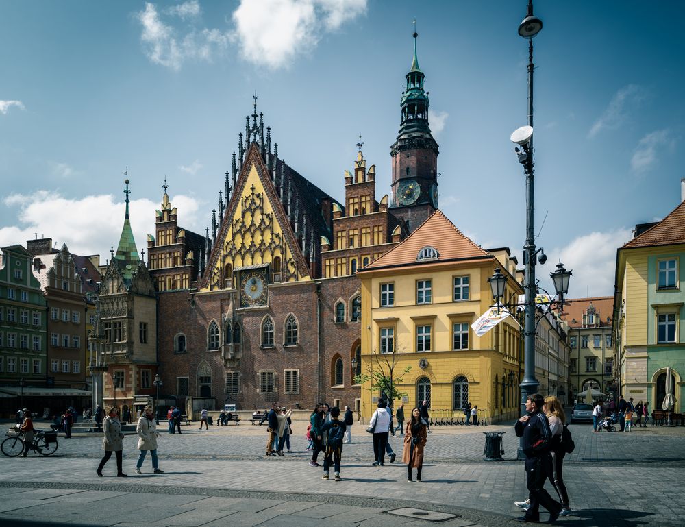 Wroclaw - das Alte Rathaus am Rynek