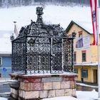 Wrought iron fountain