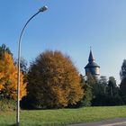 Wsserturm im Herbst